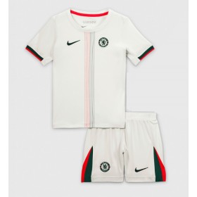 Baby Fußballbekleidung Chelsea Auswärtstrikot 2025-26 Kurzarm (+ kurze hosen)